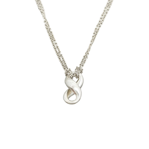 Tiffany Infinity 925 Sterling Silver Necklace