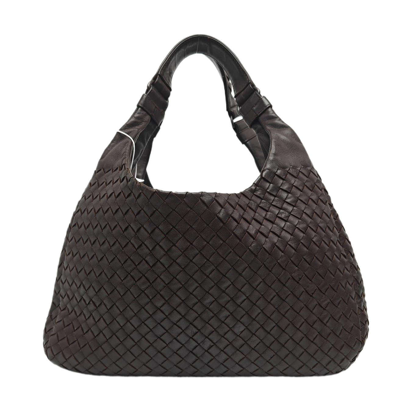 Calfskin Top Handle Bag Brown