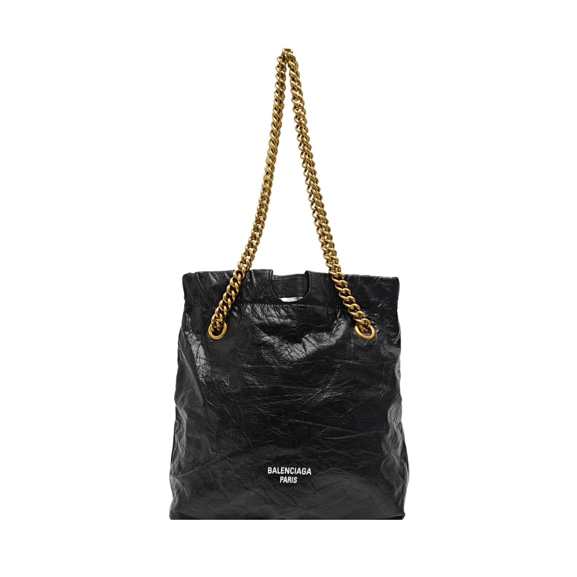 Calfskin Shoulder Bag Black