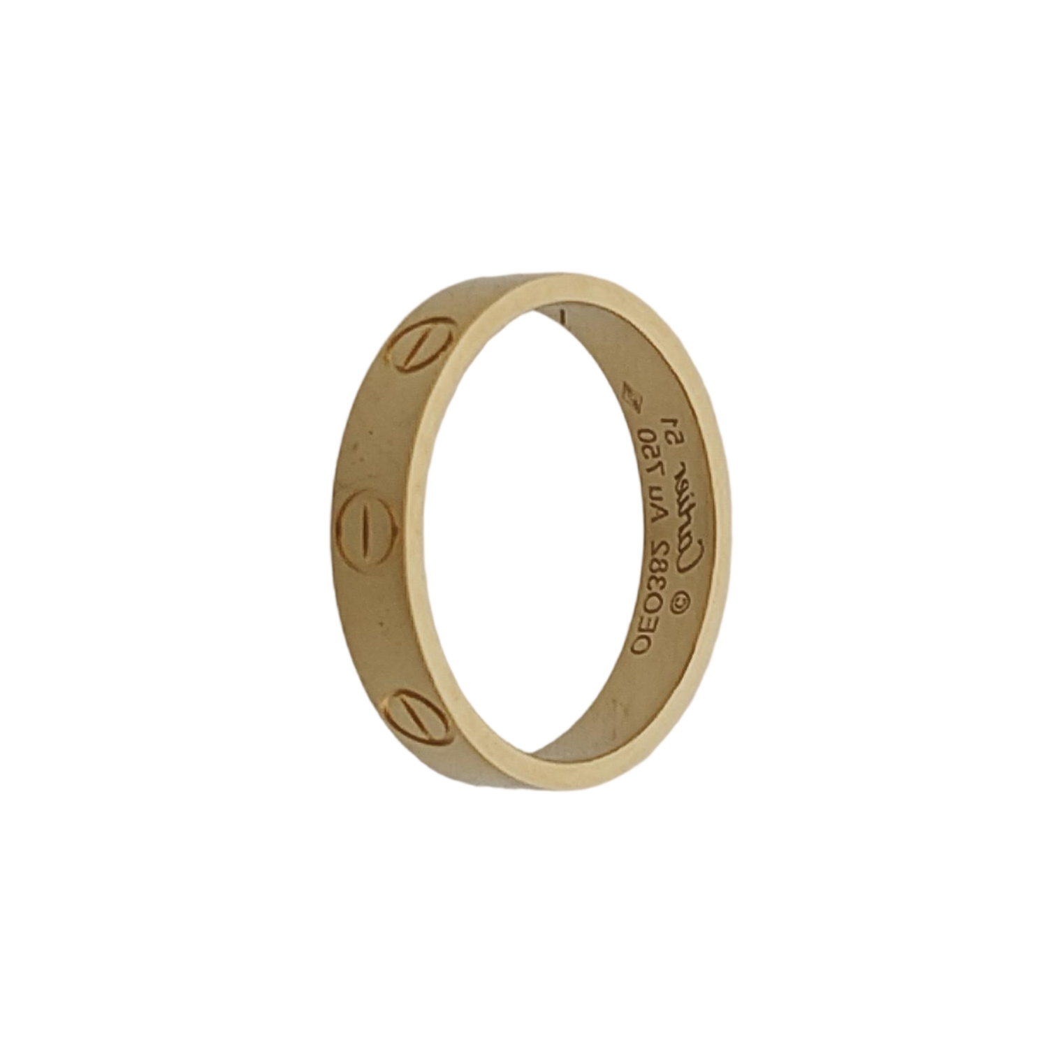 LOVE 18k Gold Ring EU 51