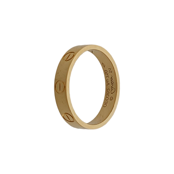 LOVE 18k Gold Ring EU 51