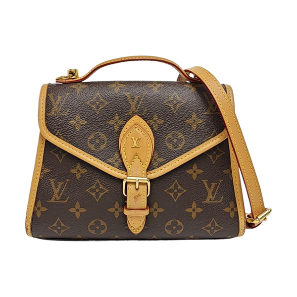 IVY Monogram Coated Canvas Brown