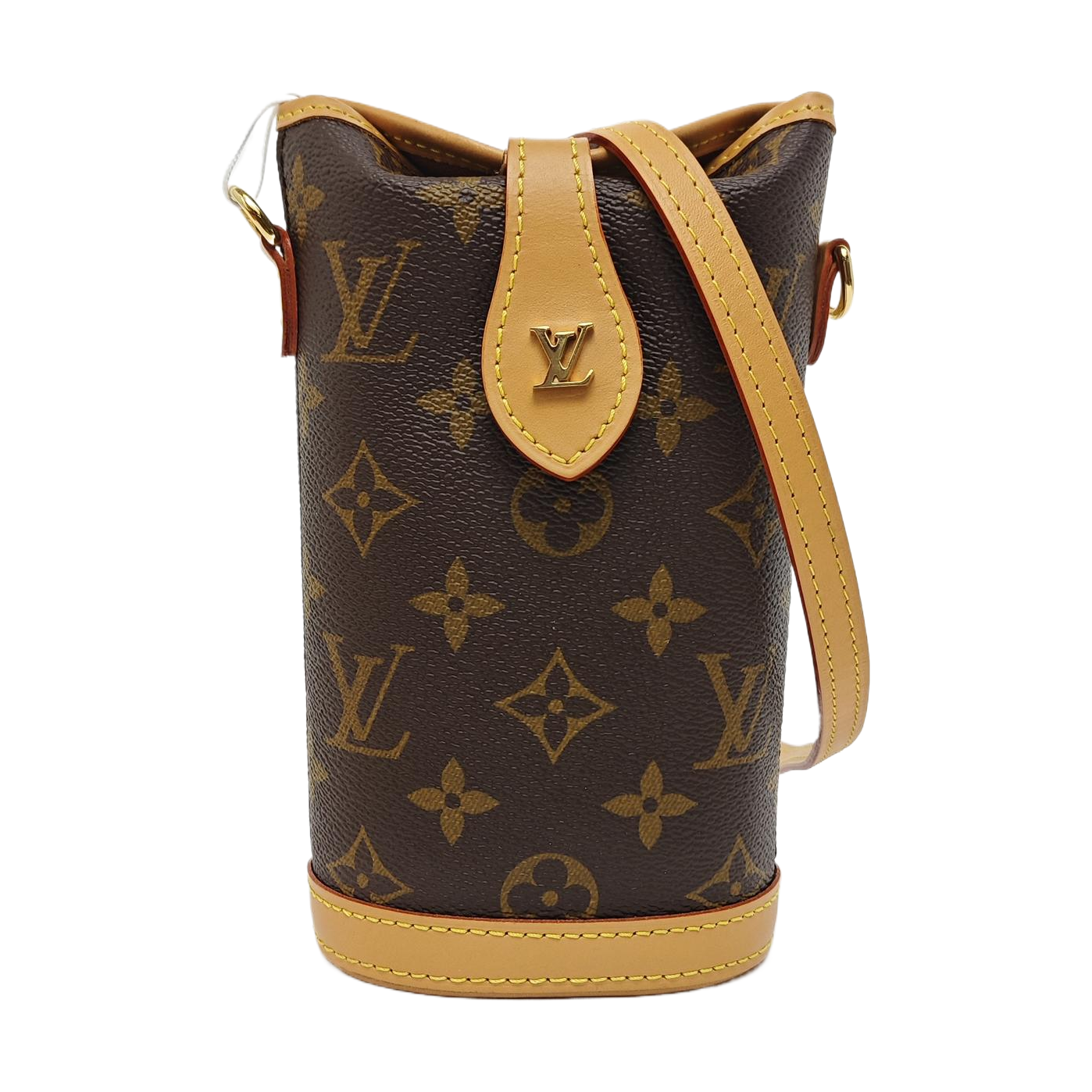 FOLD ME Monogram Coated Canvas Brown