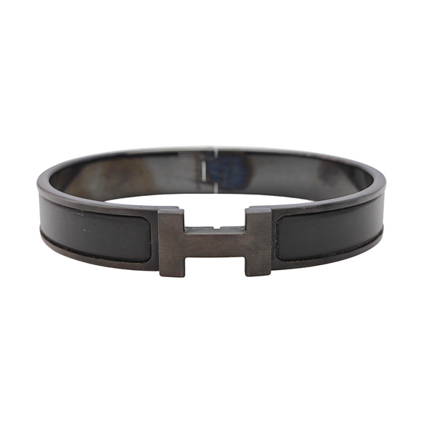 Clic Hh Metal Black Bangle