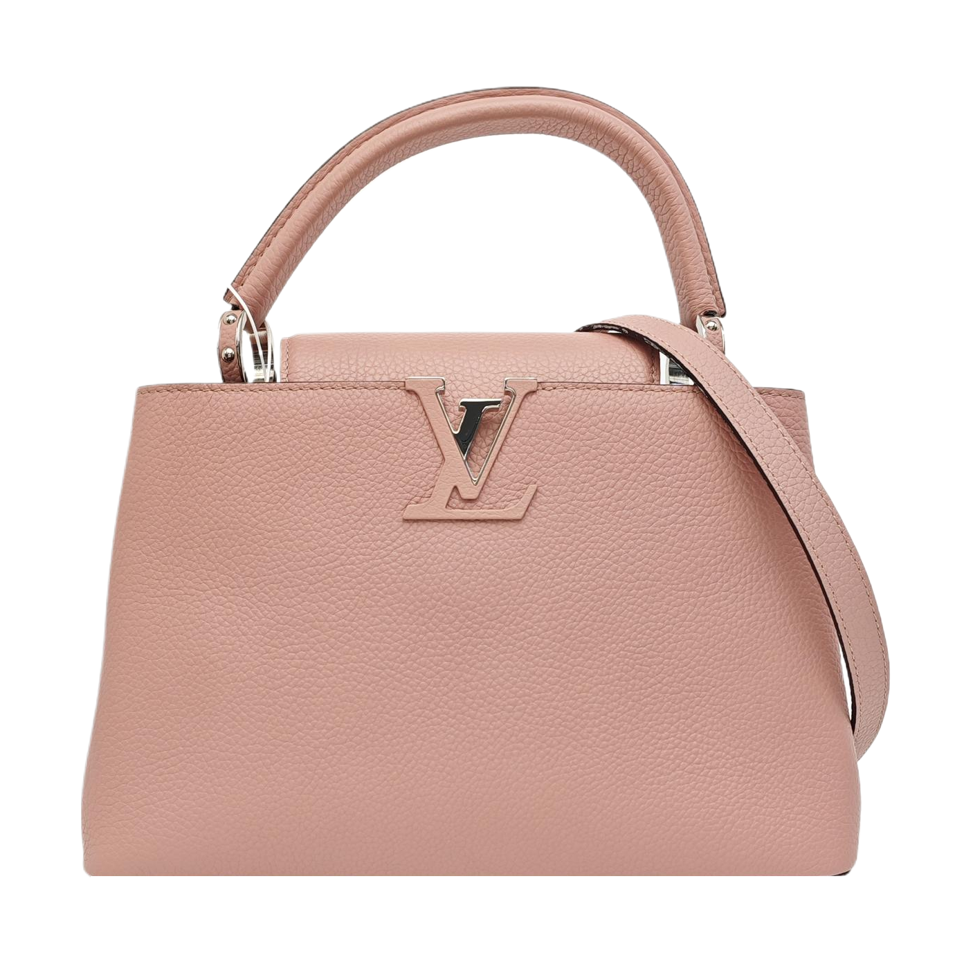CAPUCINES MM Calfskin Pink