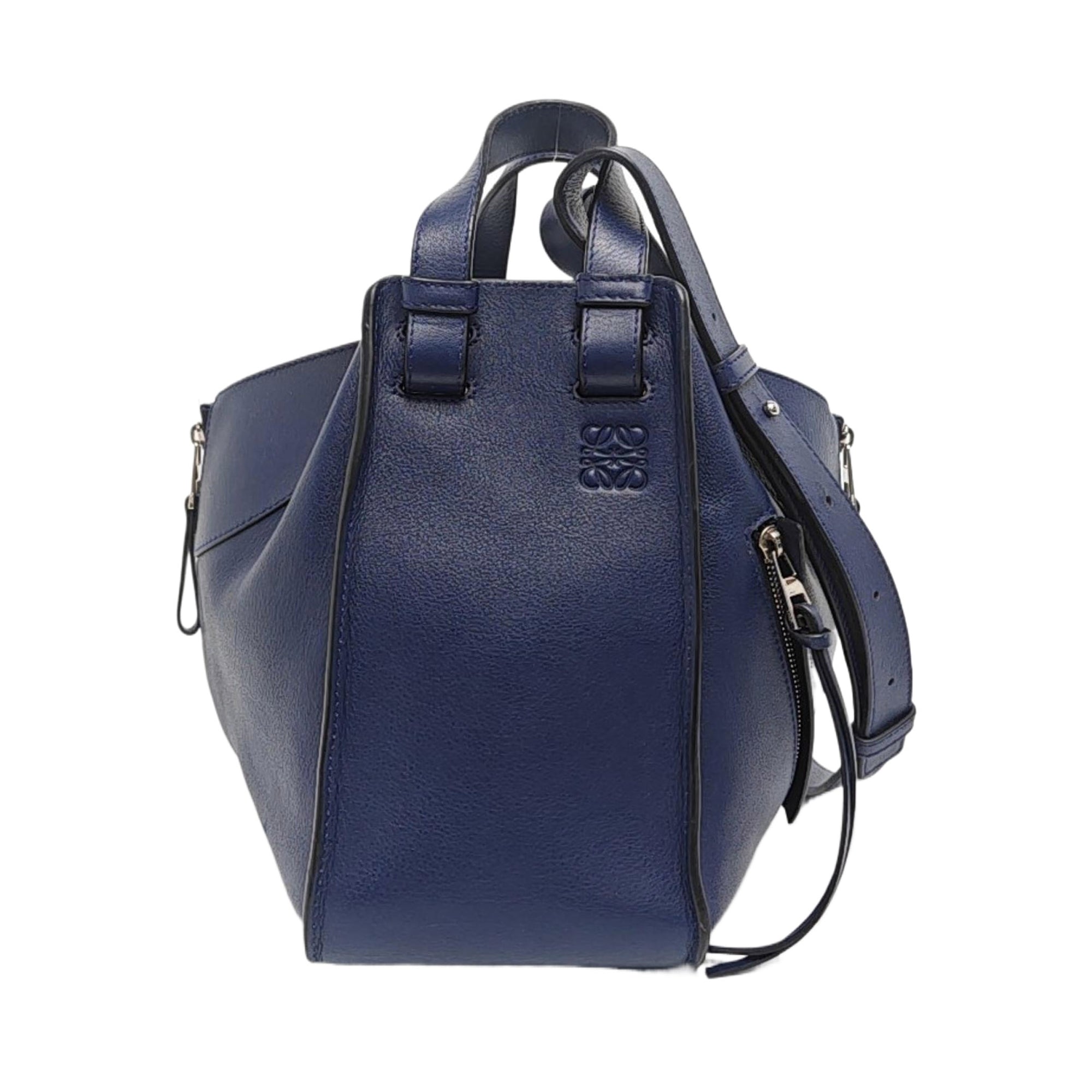 Hammock Small Calfskin Blue
