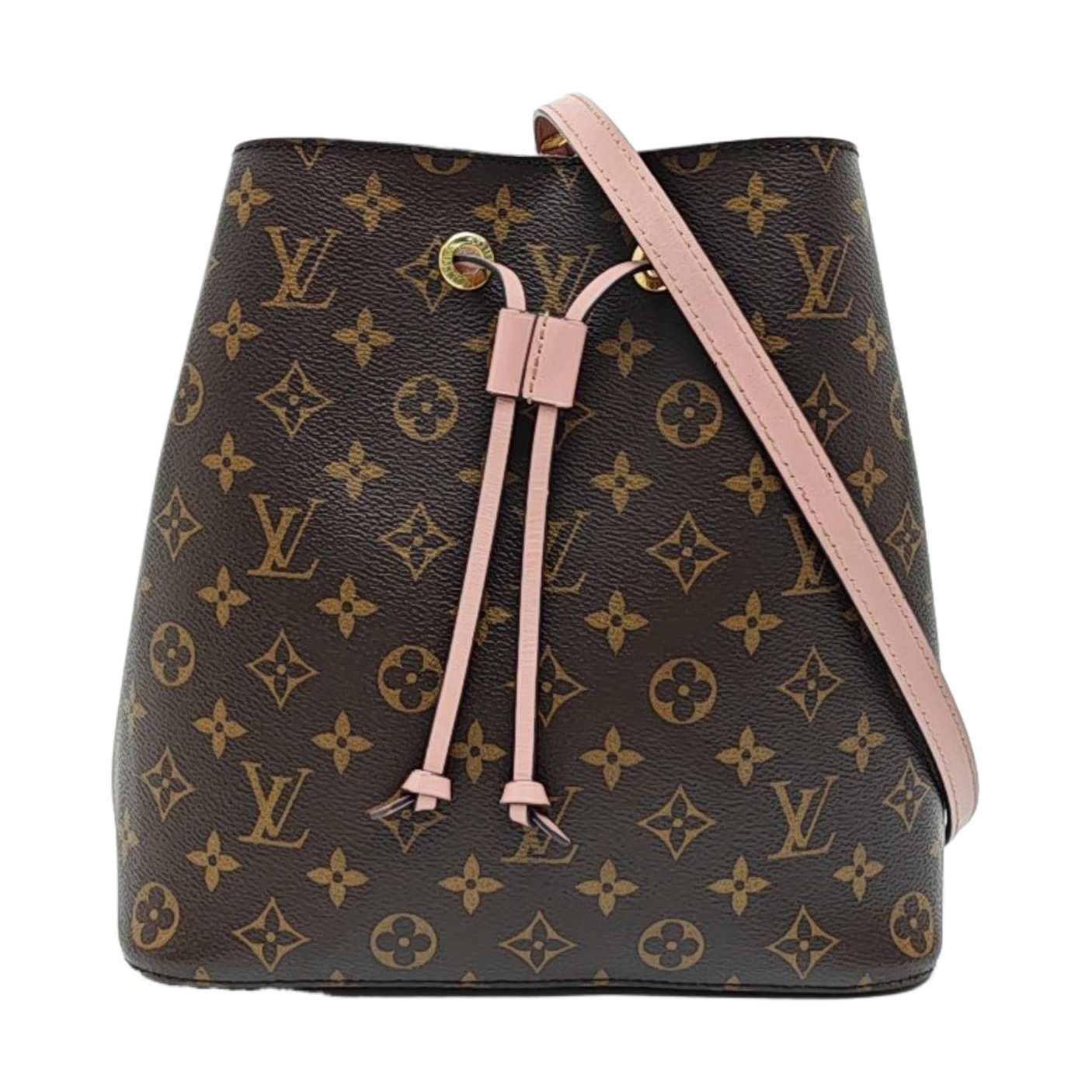 NÉONOÉ MM Monogram Coated Canvas Brown
