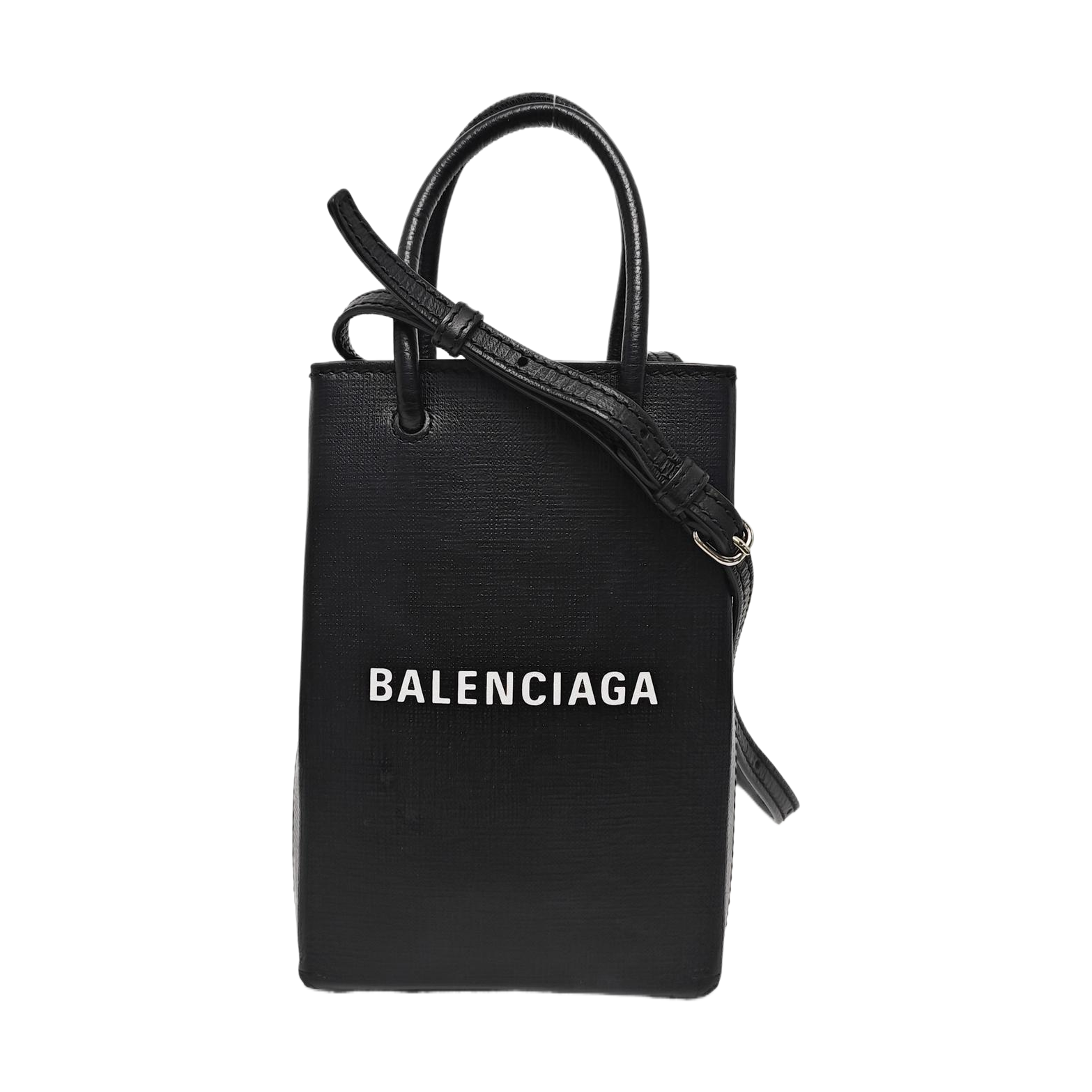 Shopping Bag Calfskin Black