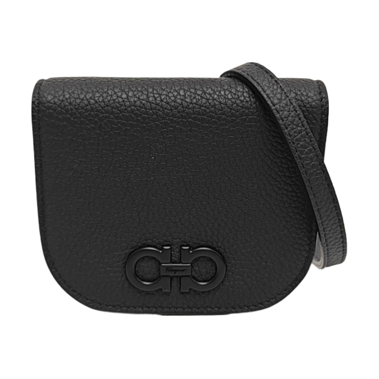 Calfskin Shoulder Bag Mini Black