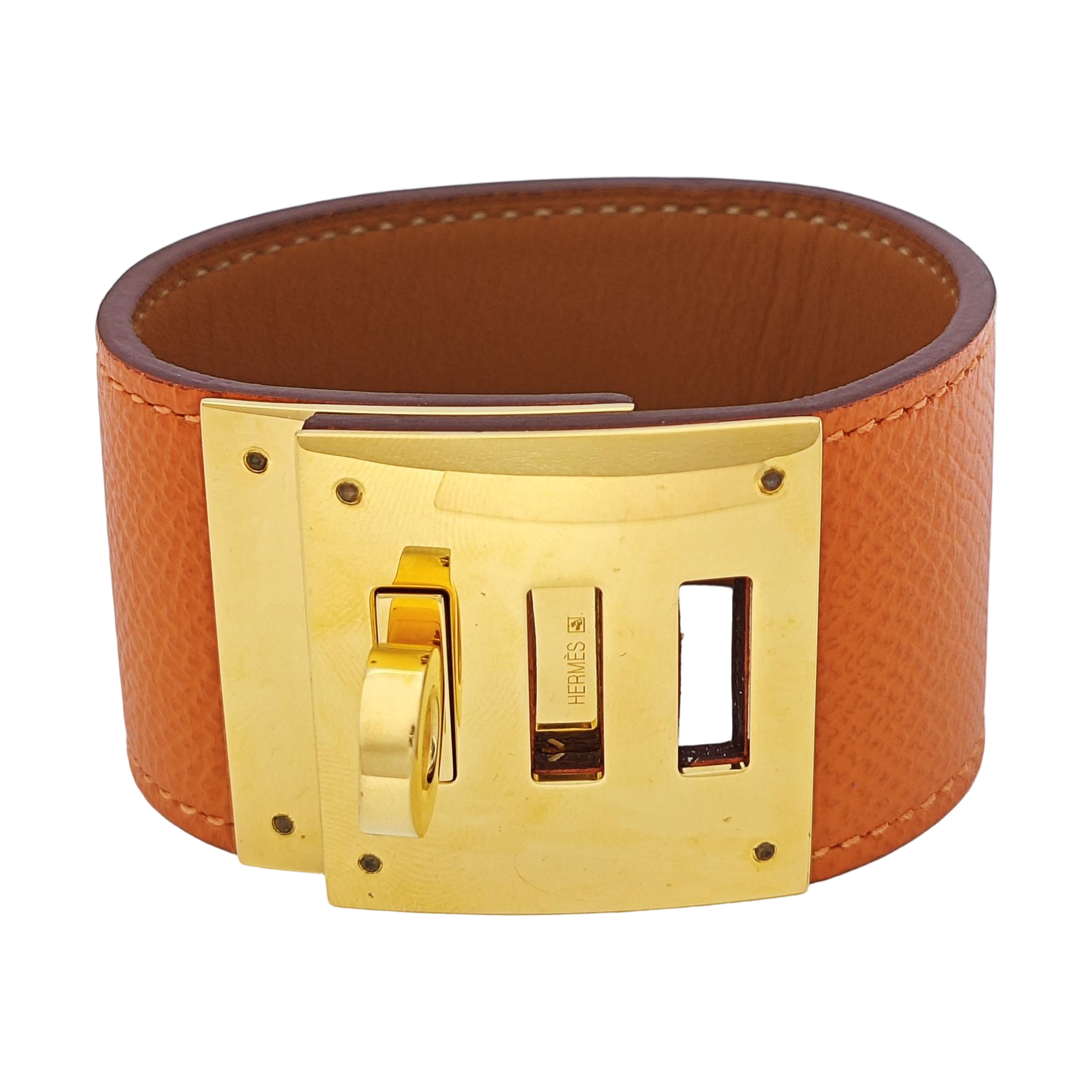 Kelly Dog Metal Orange Bangle
