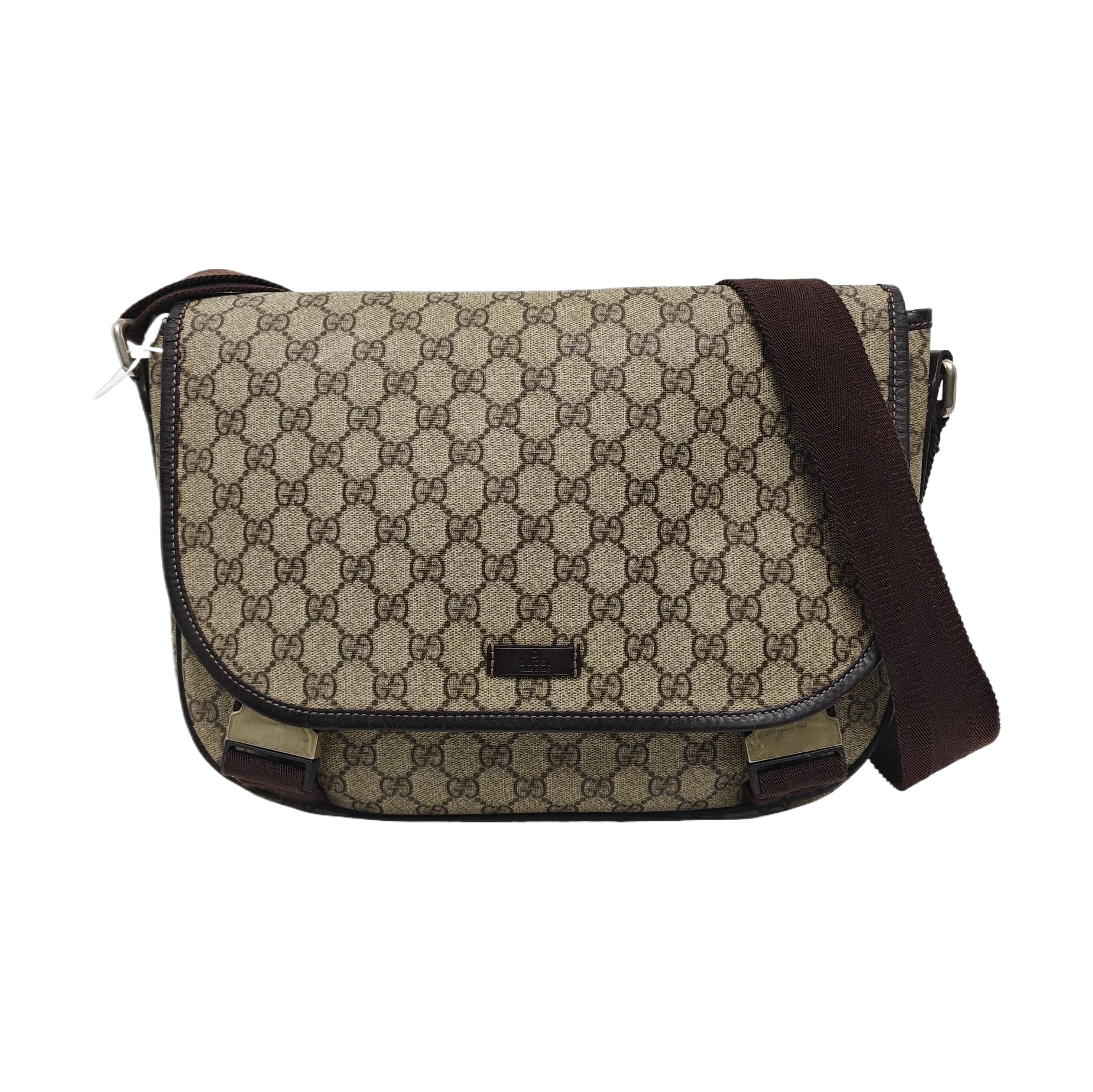 GG Imprime Monogram Coated Canvas Brown