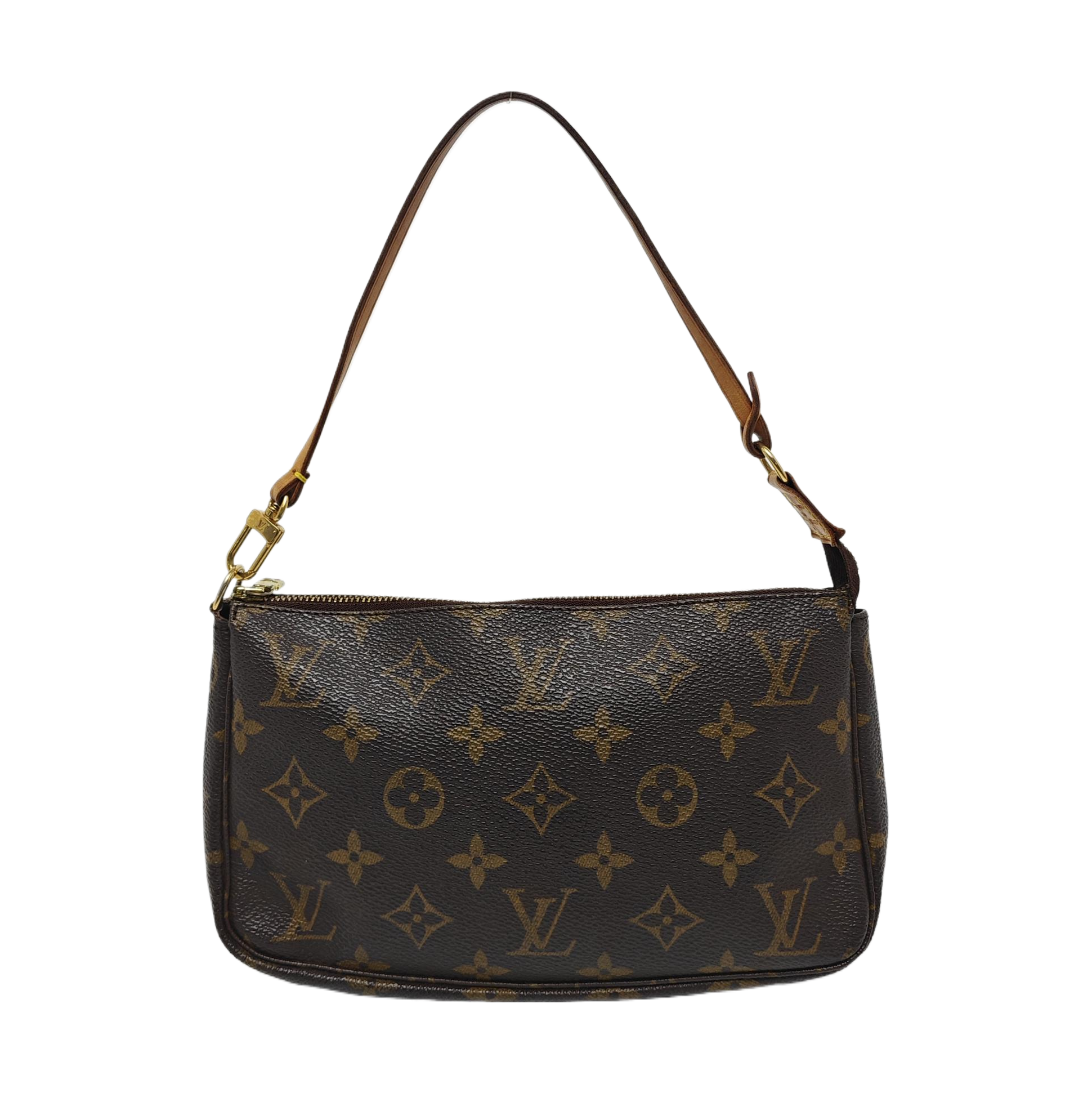 ACCESSOIRES Monogram Coated Canvas Brown