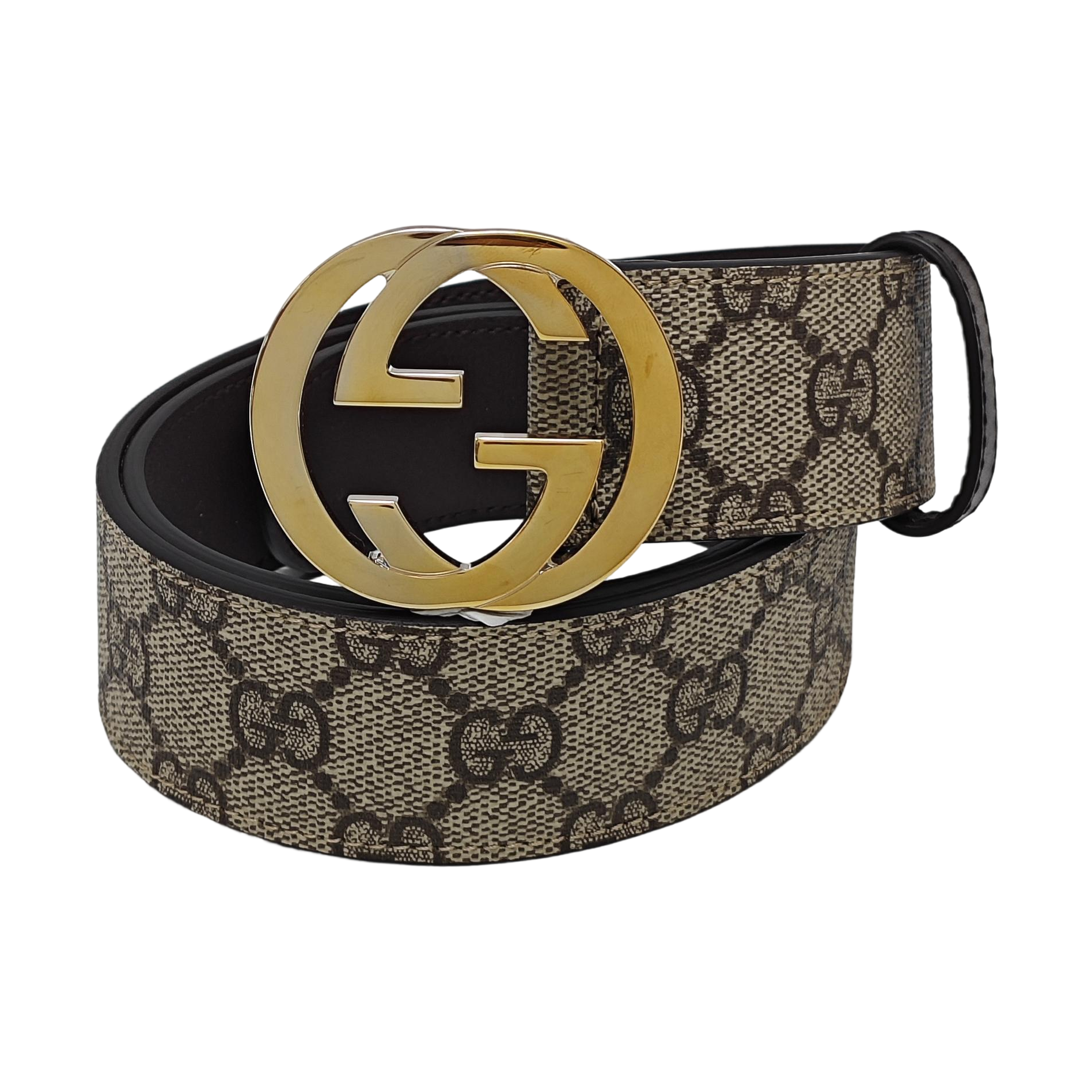 Leather Belt Beige