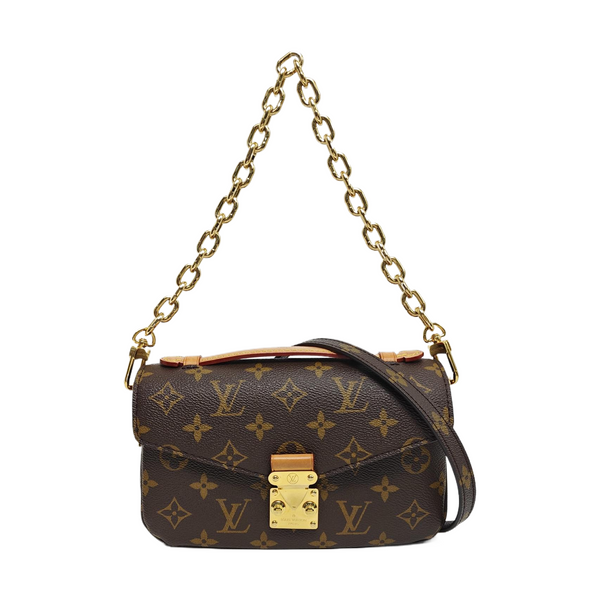 MÉTIS EAST WEST Monogram Coated Canvas Brown
