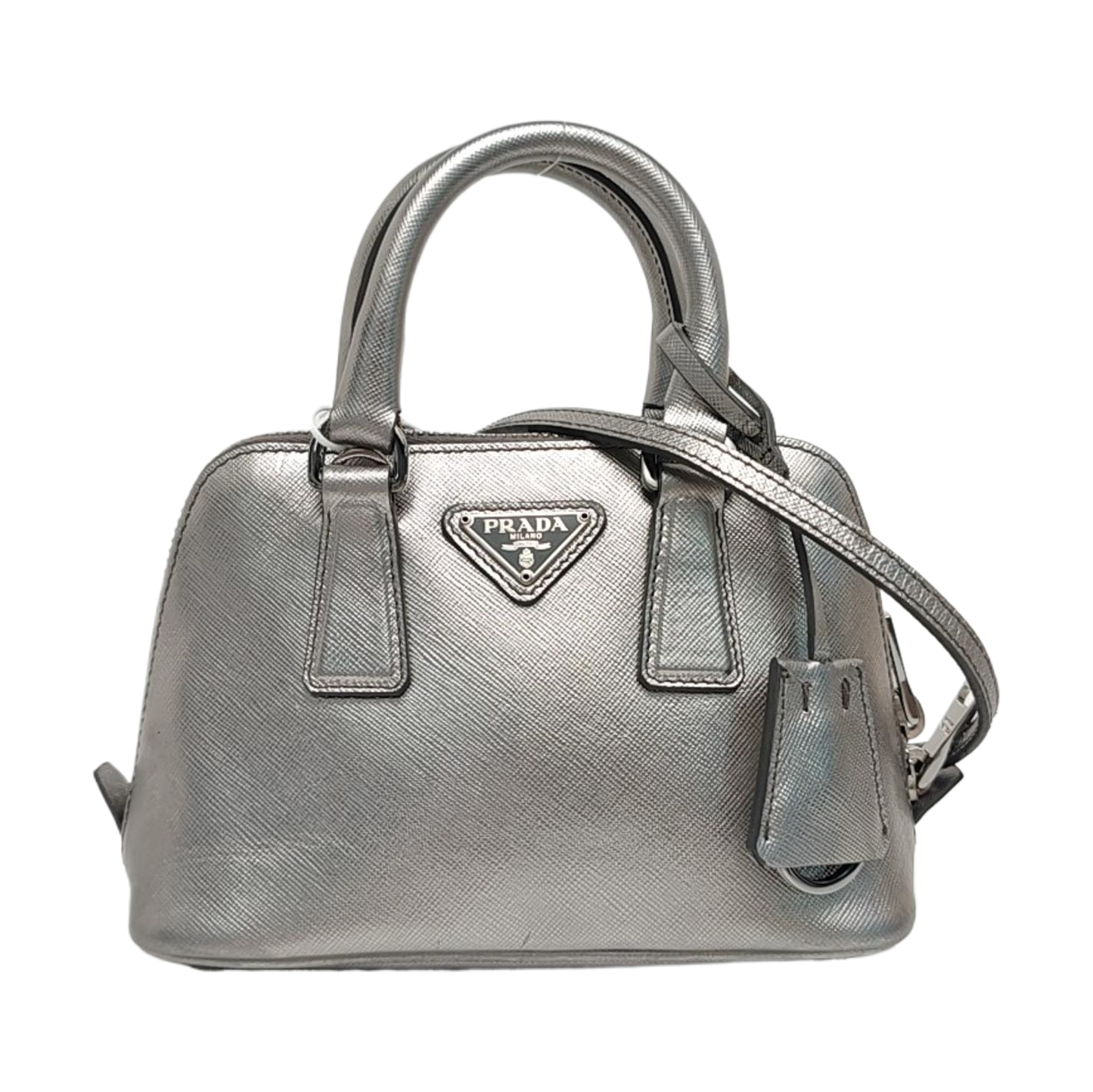 Promenade Mini Calfskin Silver