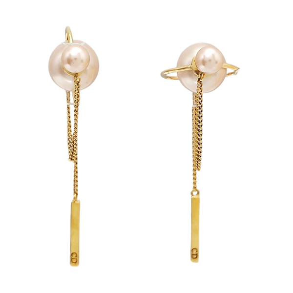 Dior Tribales Metal Pink Stud Earrings