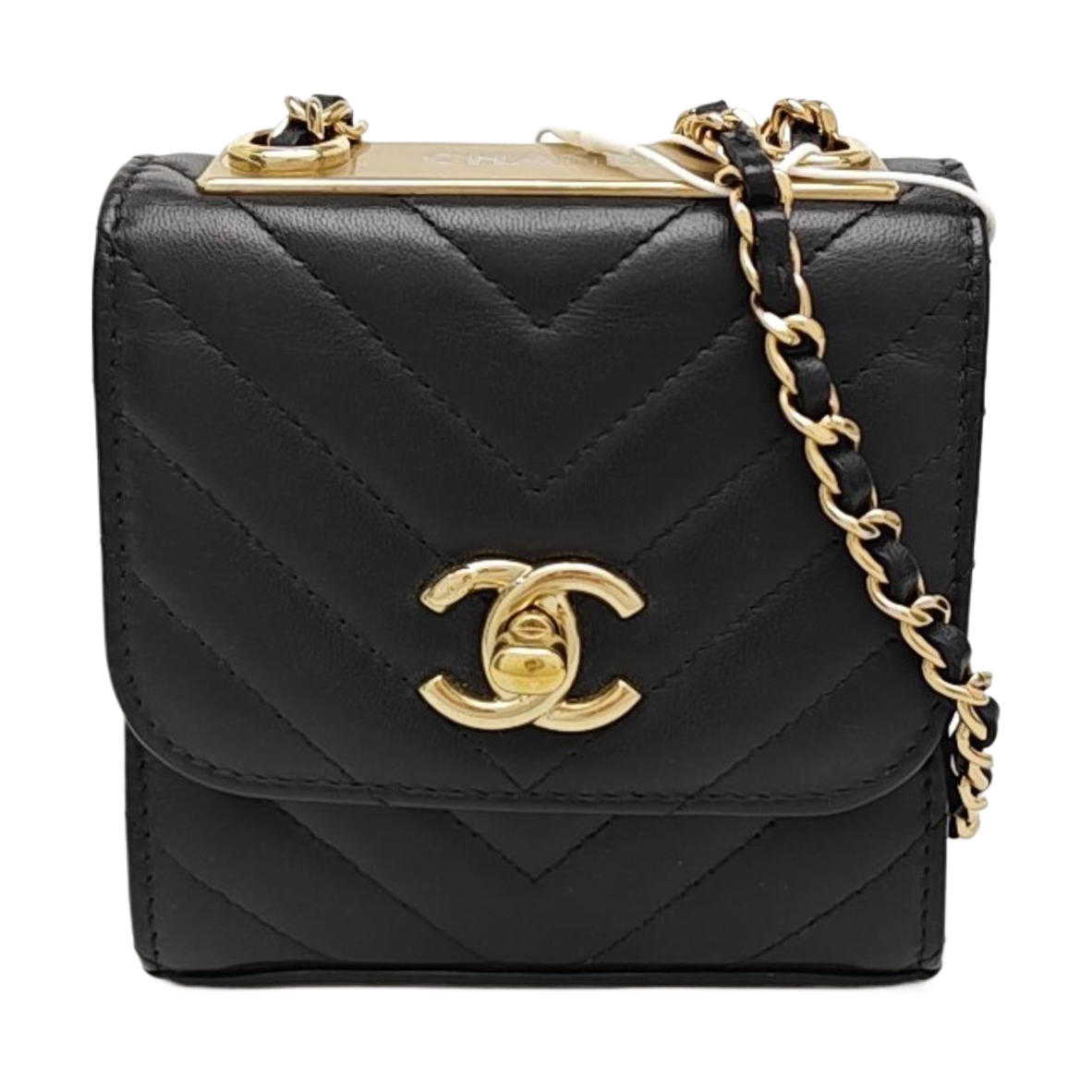 TRENDY CC Quilted Lambskin Black