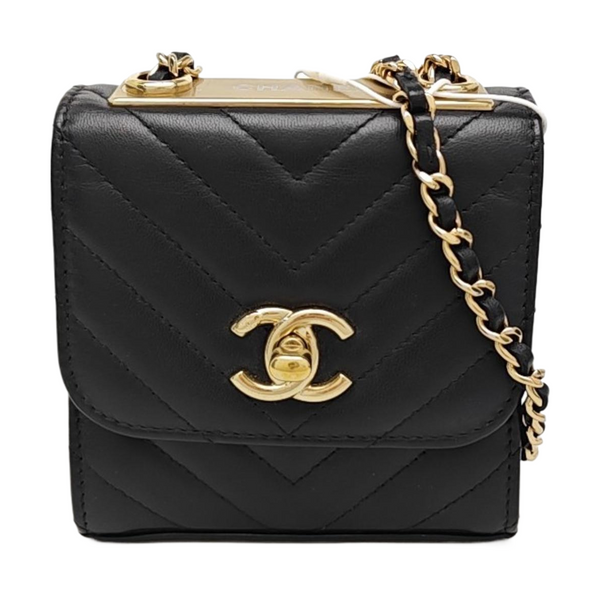 TRENDY CC Quilted Lambskin Black