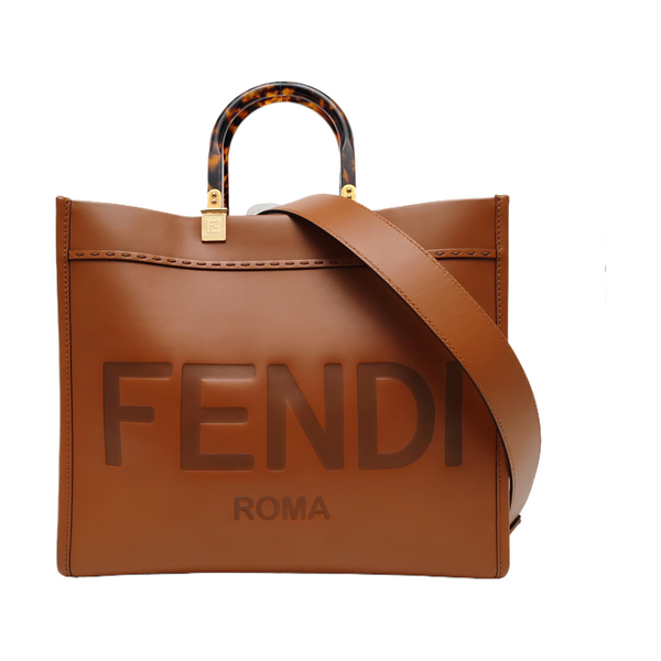 Authenticated pre-owned  Sunshine Medium Calfskin Brown - Tote Bag at Looply