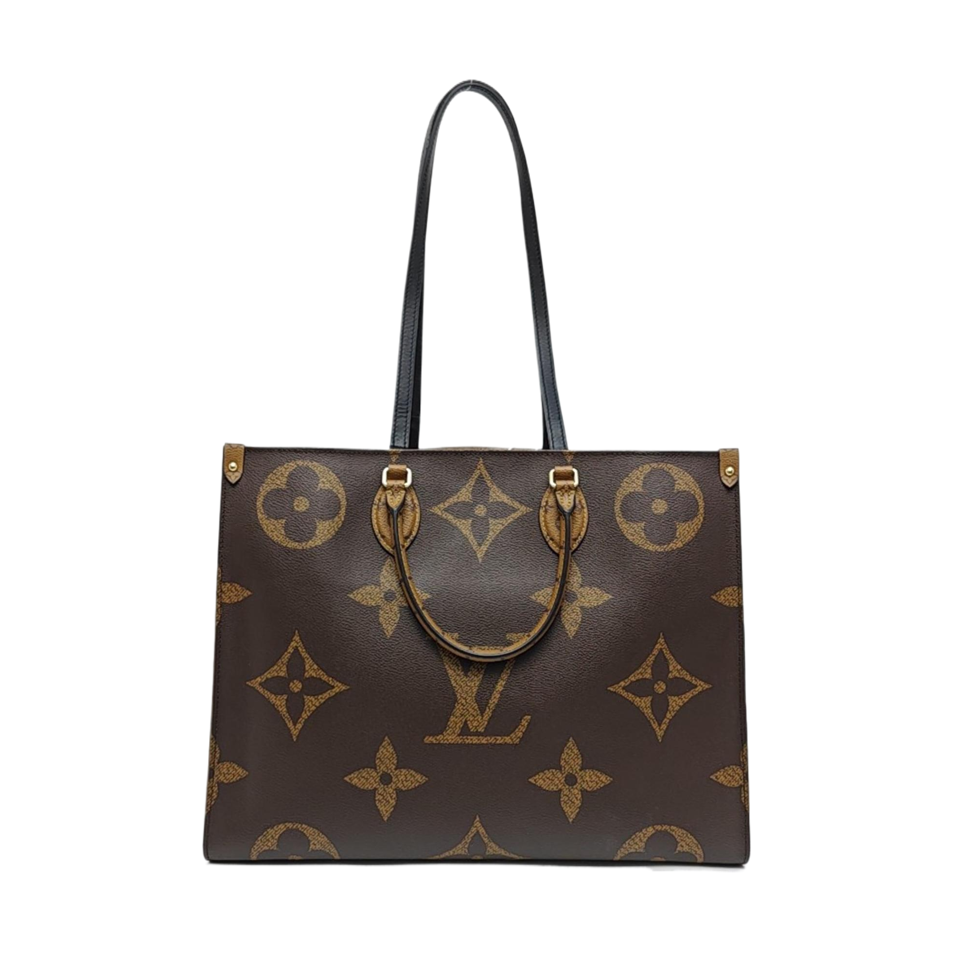 ONTHEGO GM Monogram Coated Canvas Brown