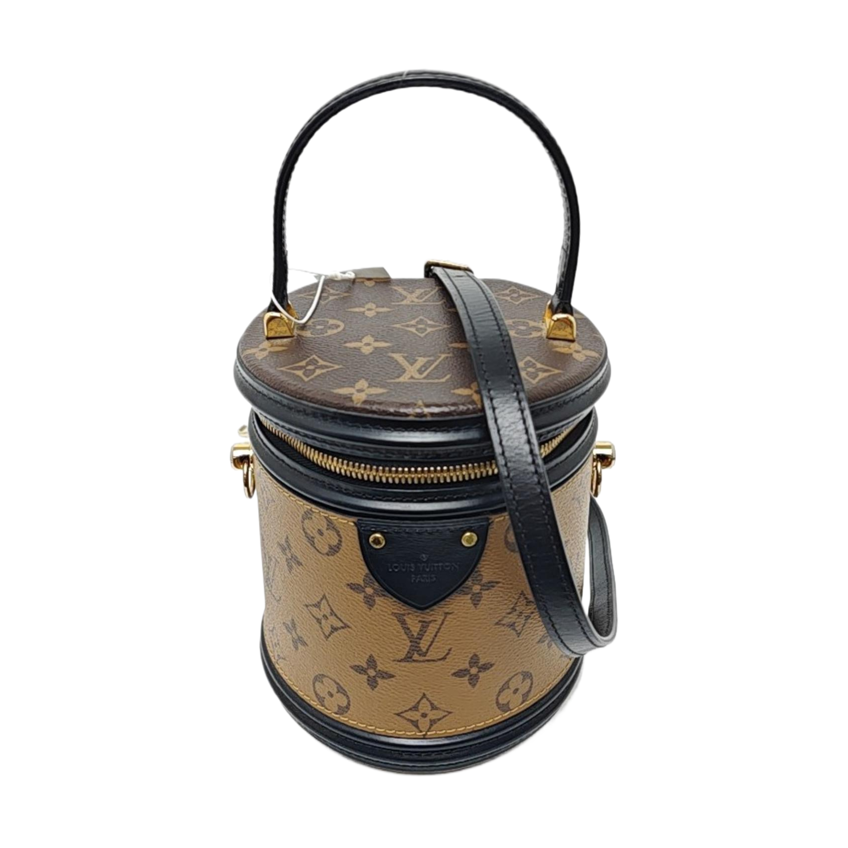 CANNES PM Monogram Coated Canvas Brown