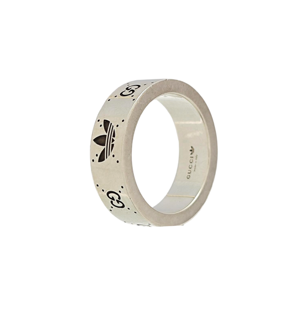 Adidas X Gucci 925 Sterling Silver Ring EU 52