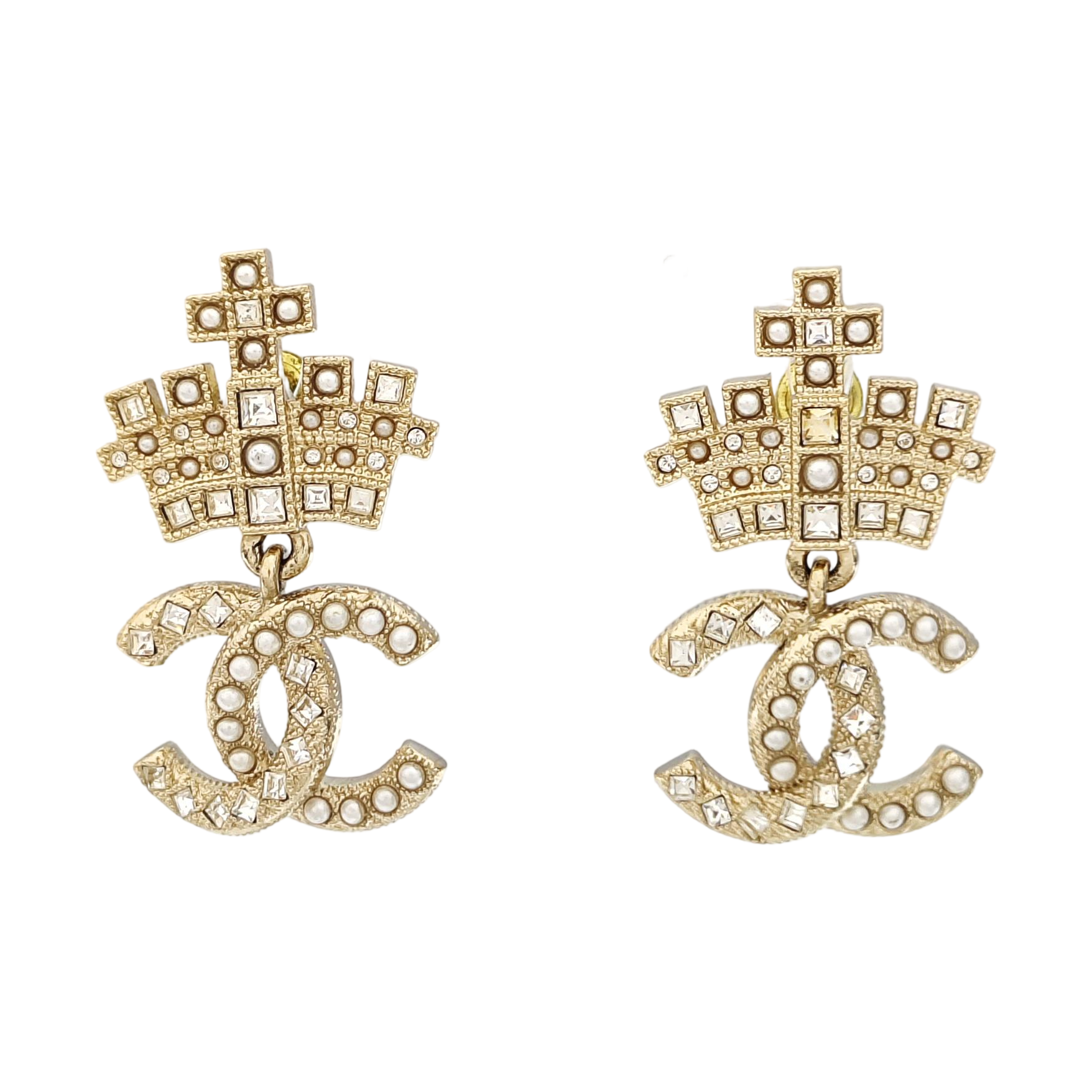 Metal Gold Earrings