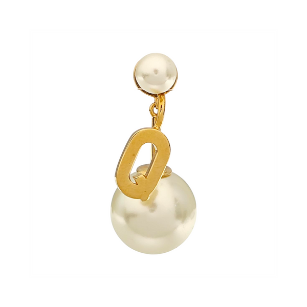 My Abcdior Tribale Brass White Earrings