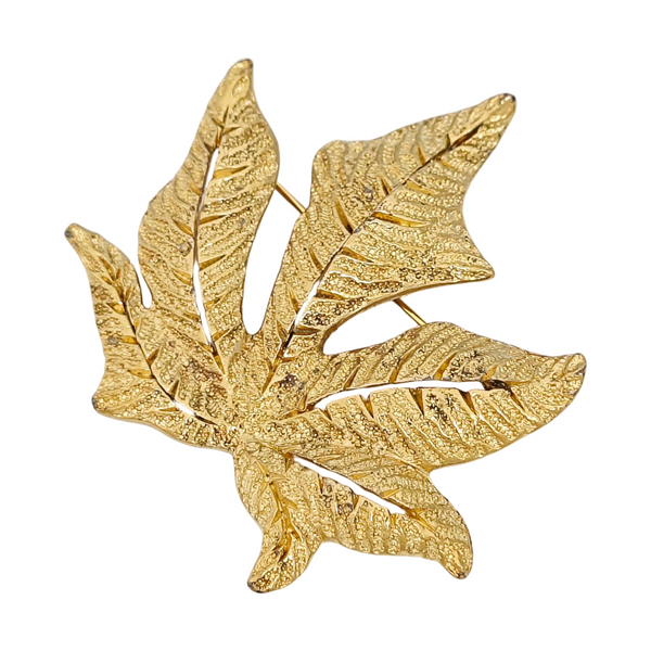 Metal Gold Brooch