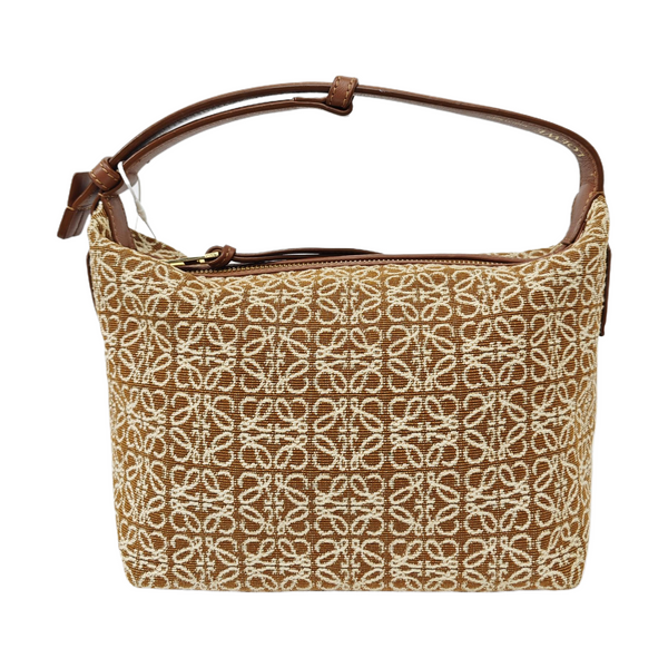 Monogram Canvas Top Handle Bag Brown