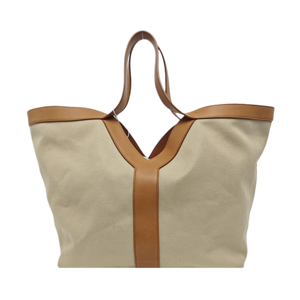Y Quilted Canvas Beige