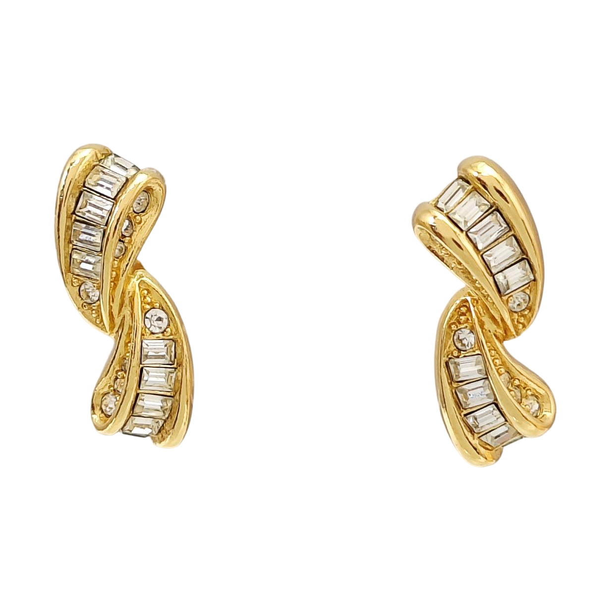 Metal Gold Stud Earrings