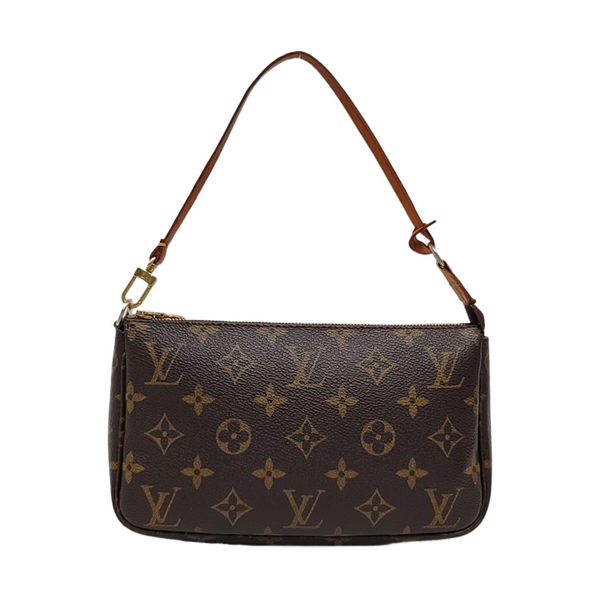 ACCESSOIRES Monogram Coated Canvas Brown