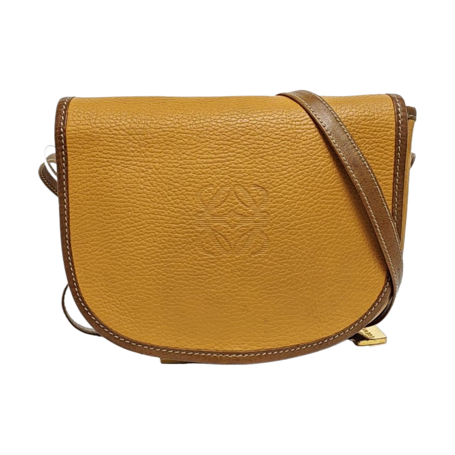 Calfskin Crossbody Bag Small Beige