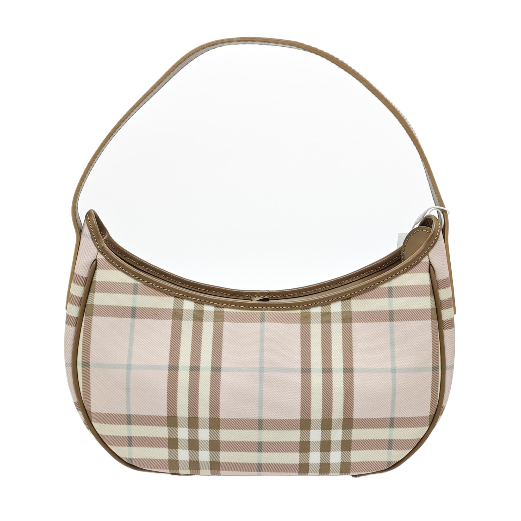 Coated Canvas Top Handle Bag Pink