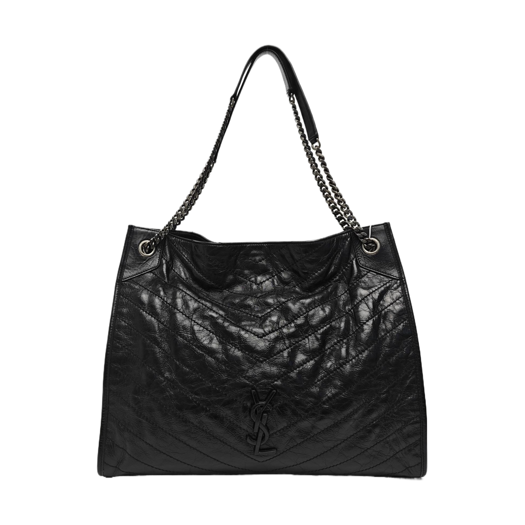 NIKI Quilted Calfskin Gray