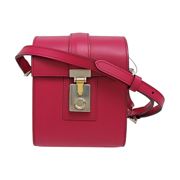 Leather Shoulder Bag Red