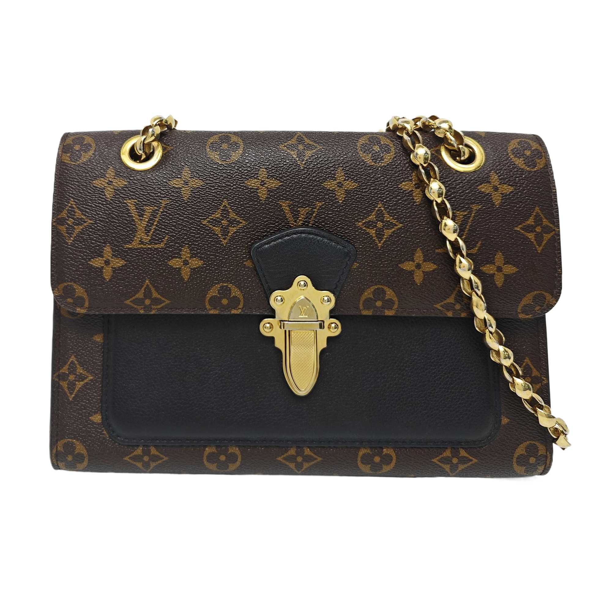 VICTOIRE Monogram Coated Canvas Brown
