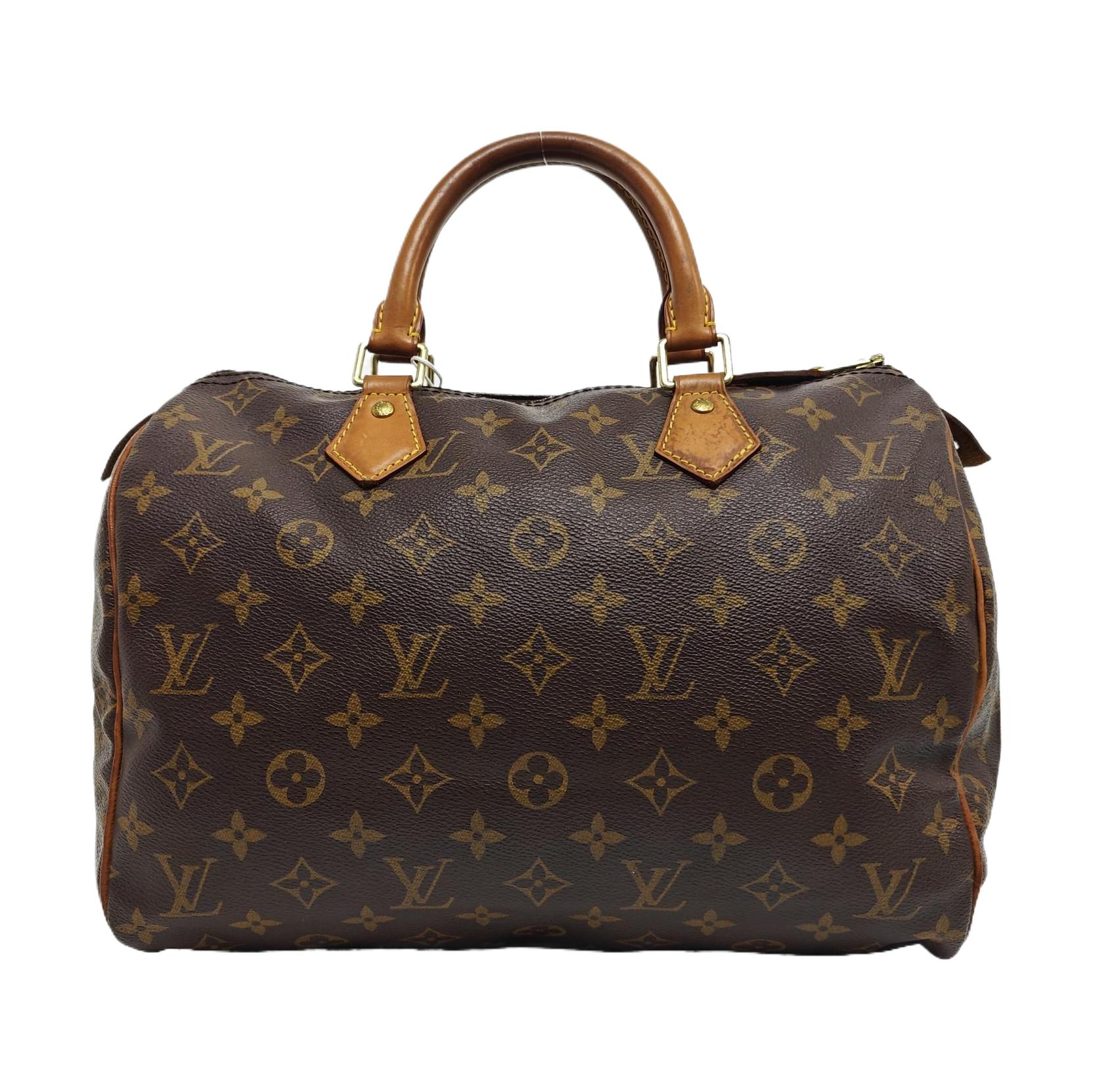 SPEEDY 30 Monogram Coated Canvas Brown