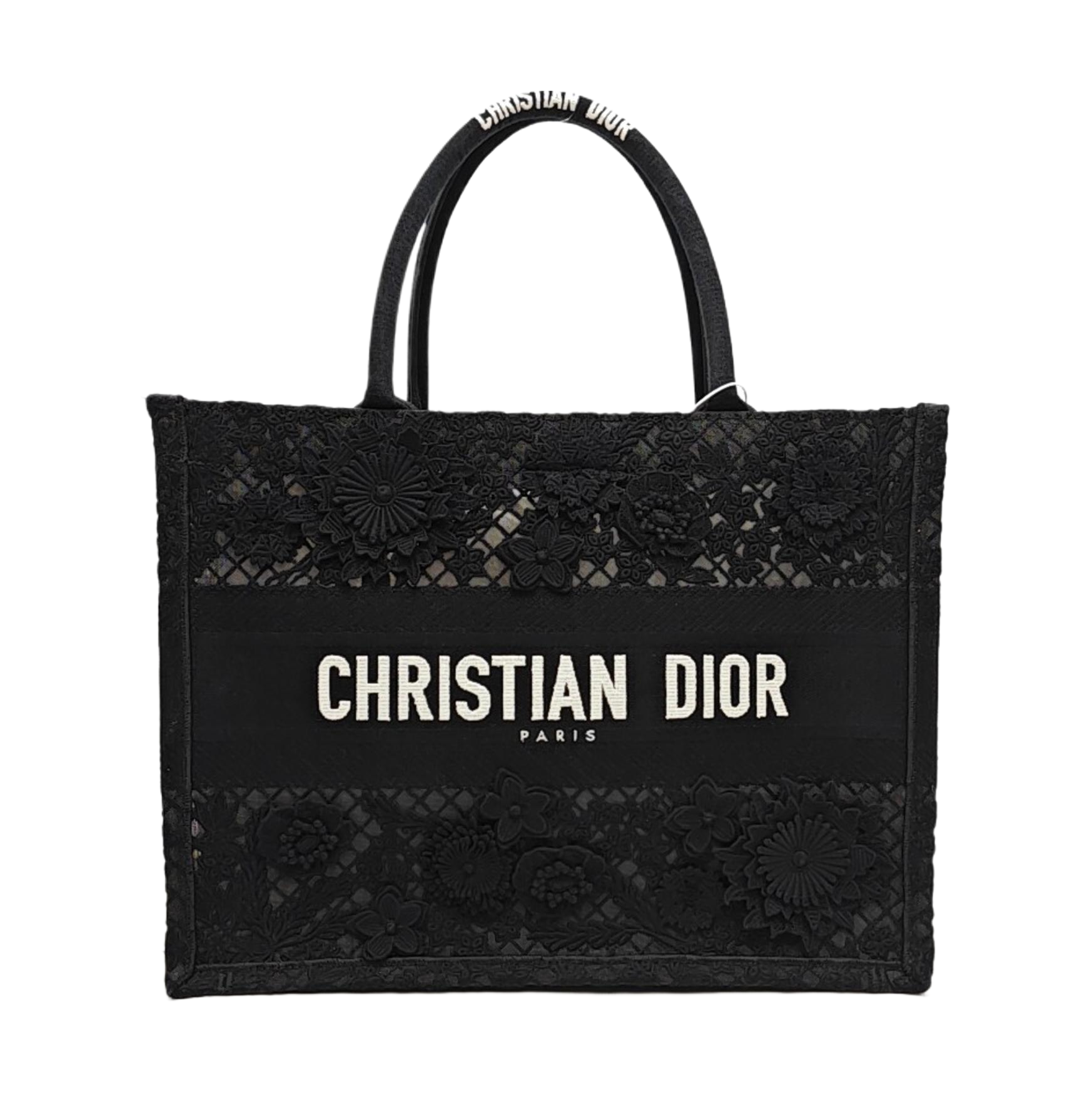 Book Tote Medium Canvas Black