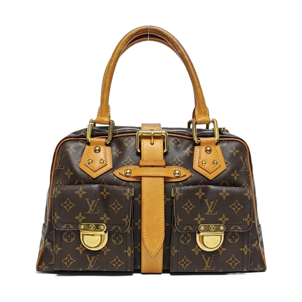 MANHATTAN GM Monogram Coated Canvas Brown