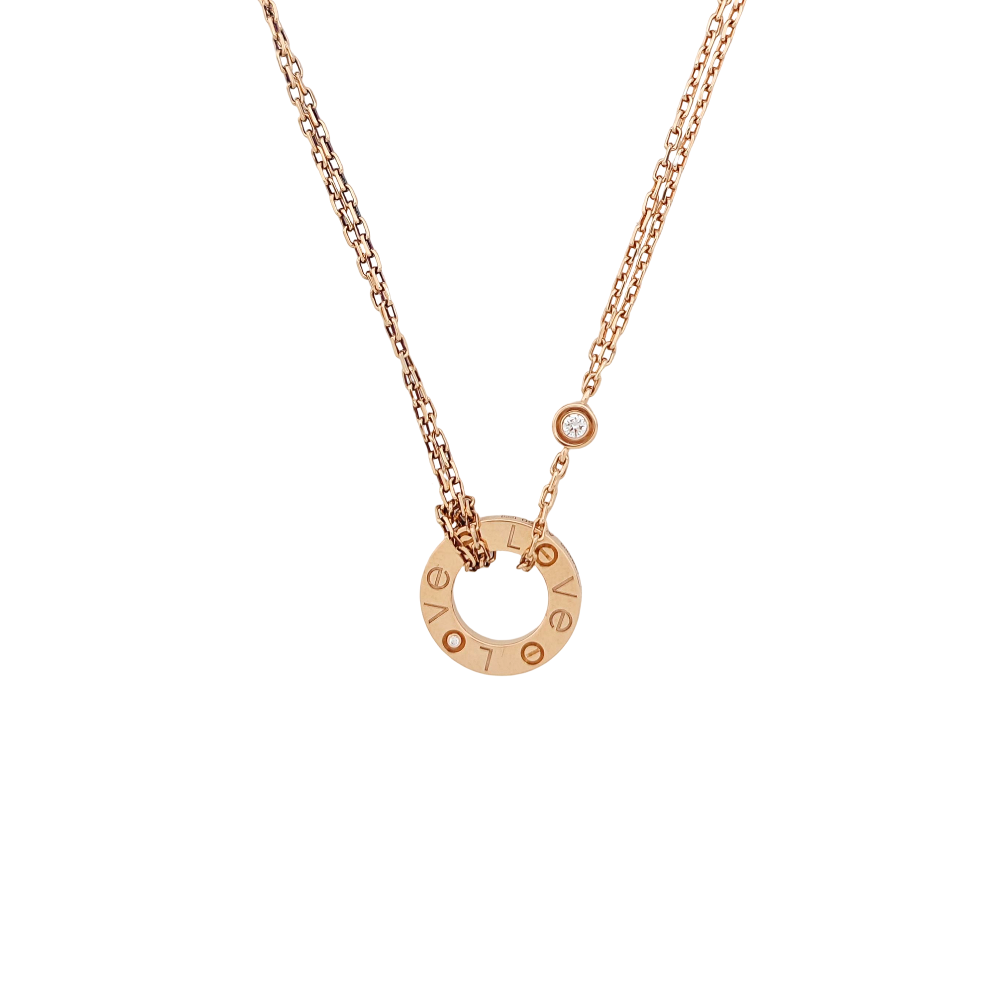 LOVE 18k Rose Gold Necklace
