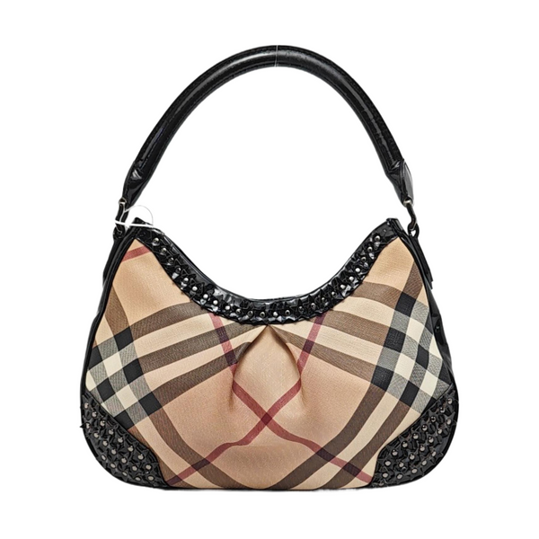 Coated Canvas Top Handle Bag Multicolor