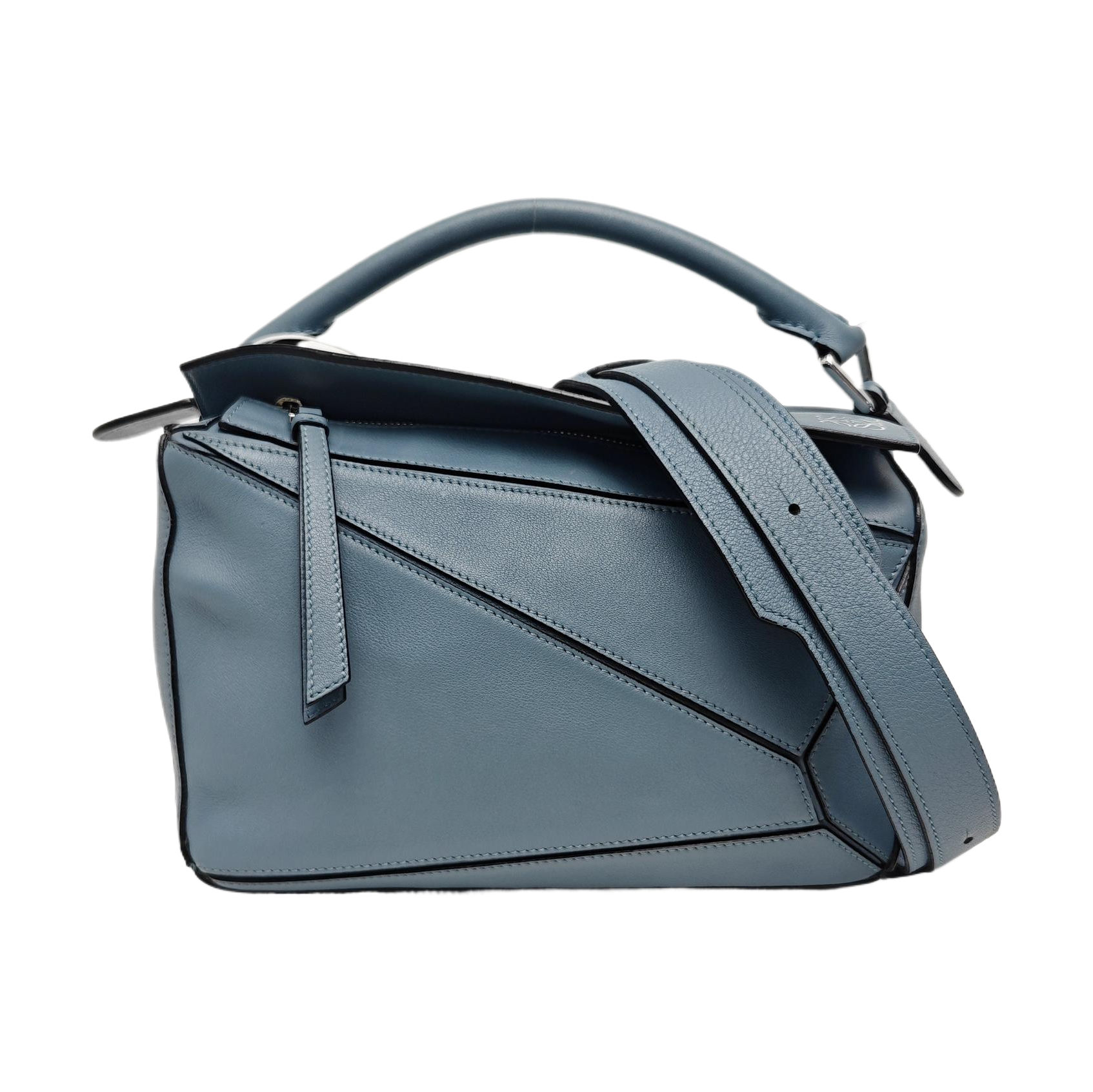 Puzzle Small Calfskin Blue