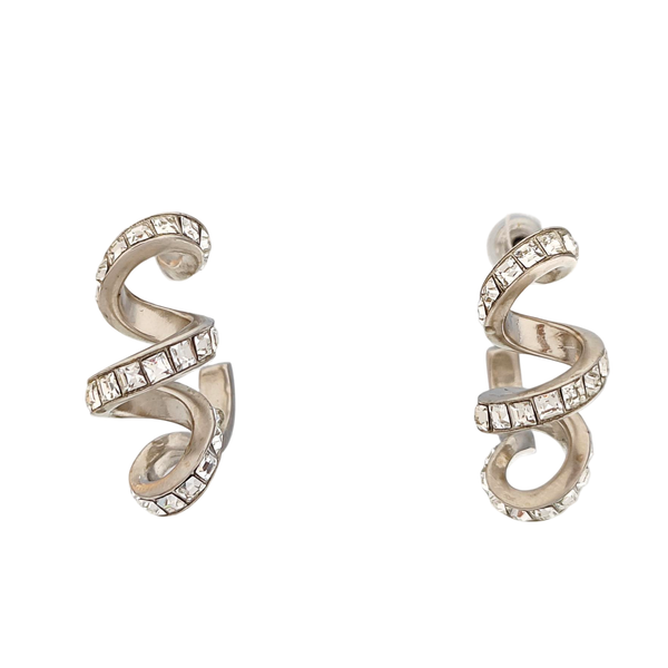 Metal Silver Stud Earrings