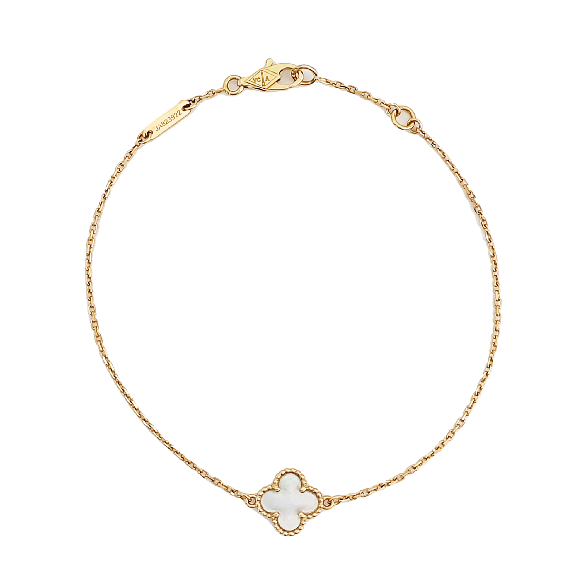 Sweet Alhambra 18k Gold Bracelet