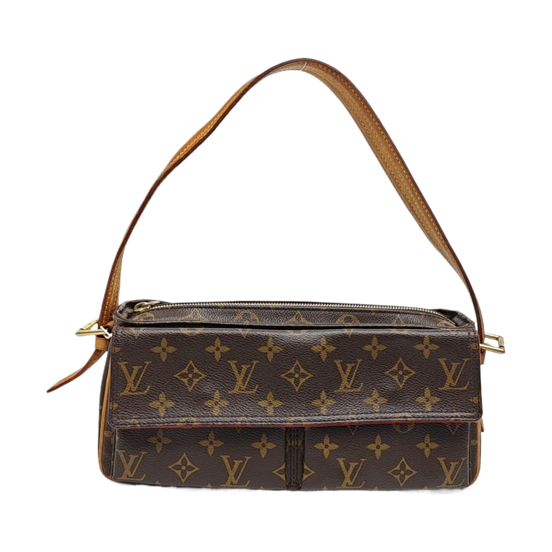 VIVA CITE Monogram Coated Canvas Brown