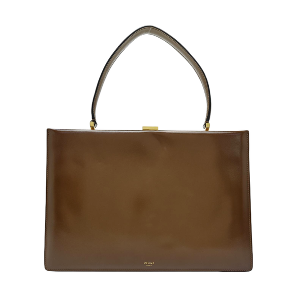 CLASP Medium Calfskin Brown