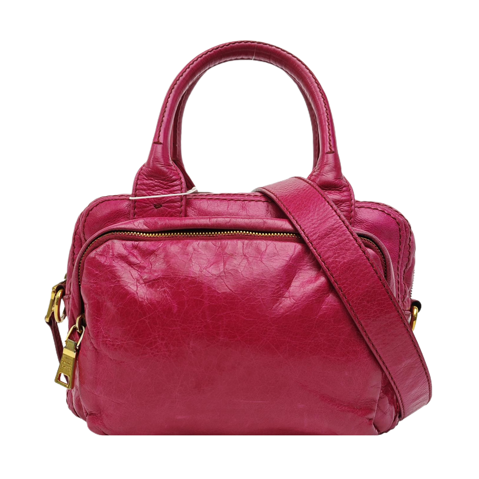 Calfskin Shoulder Bag Pink