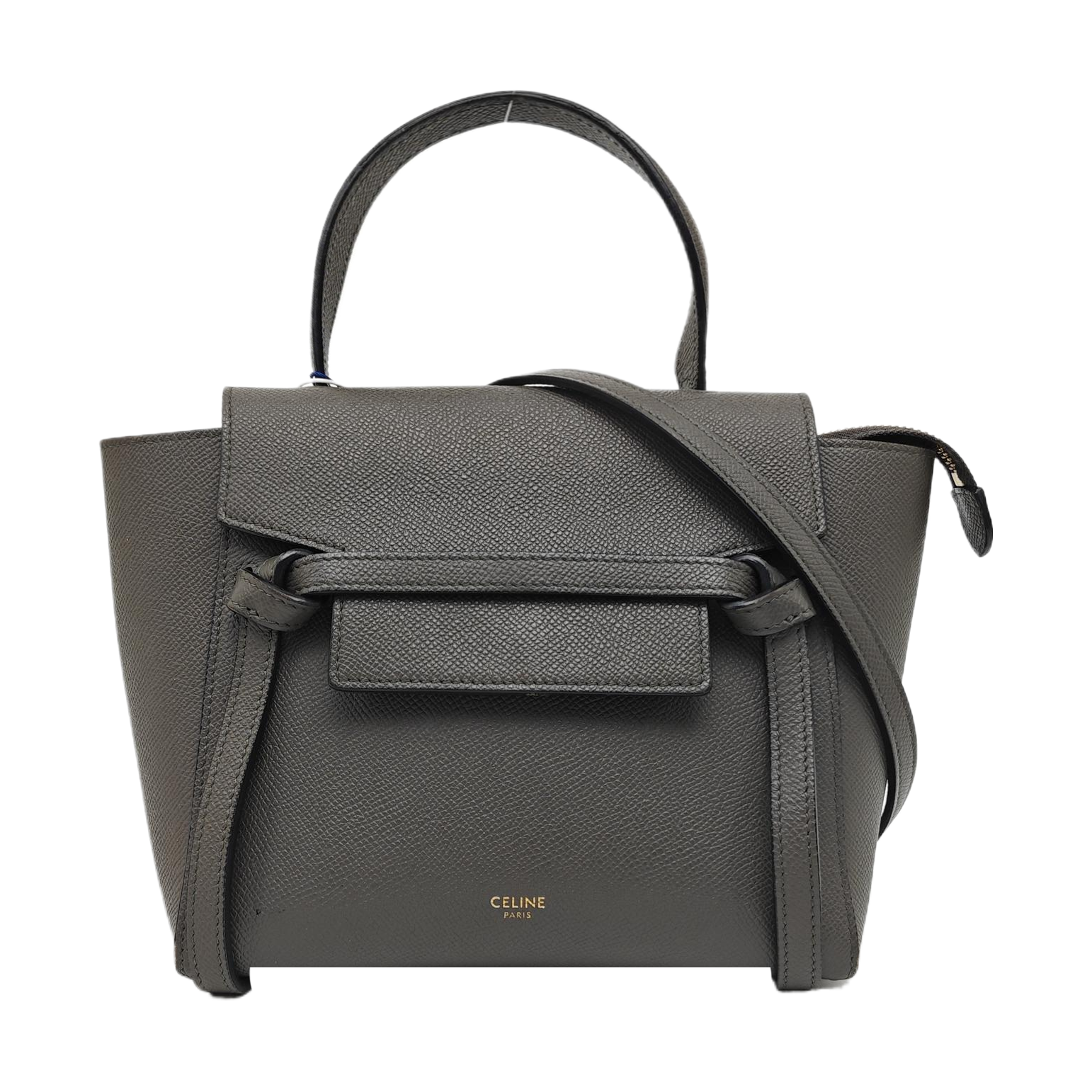 BELT Nano Calfskin Gray